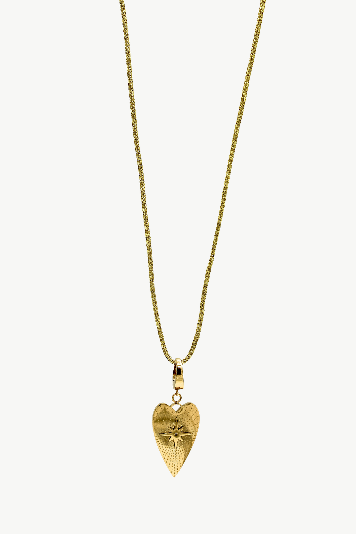 Lurex Cord Necklace - Gold