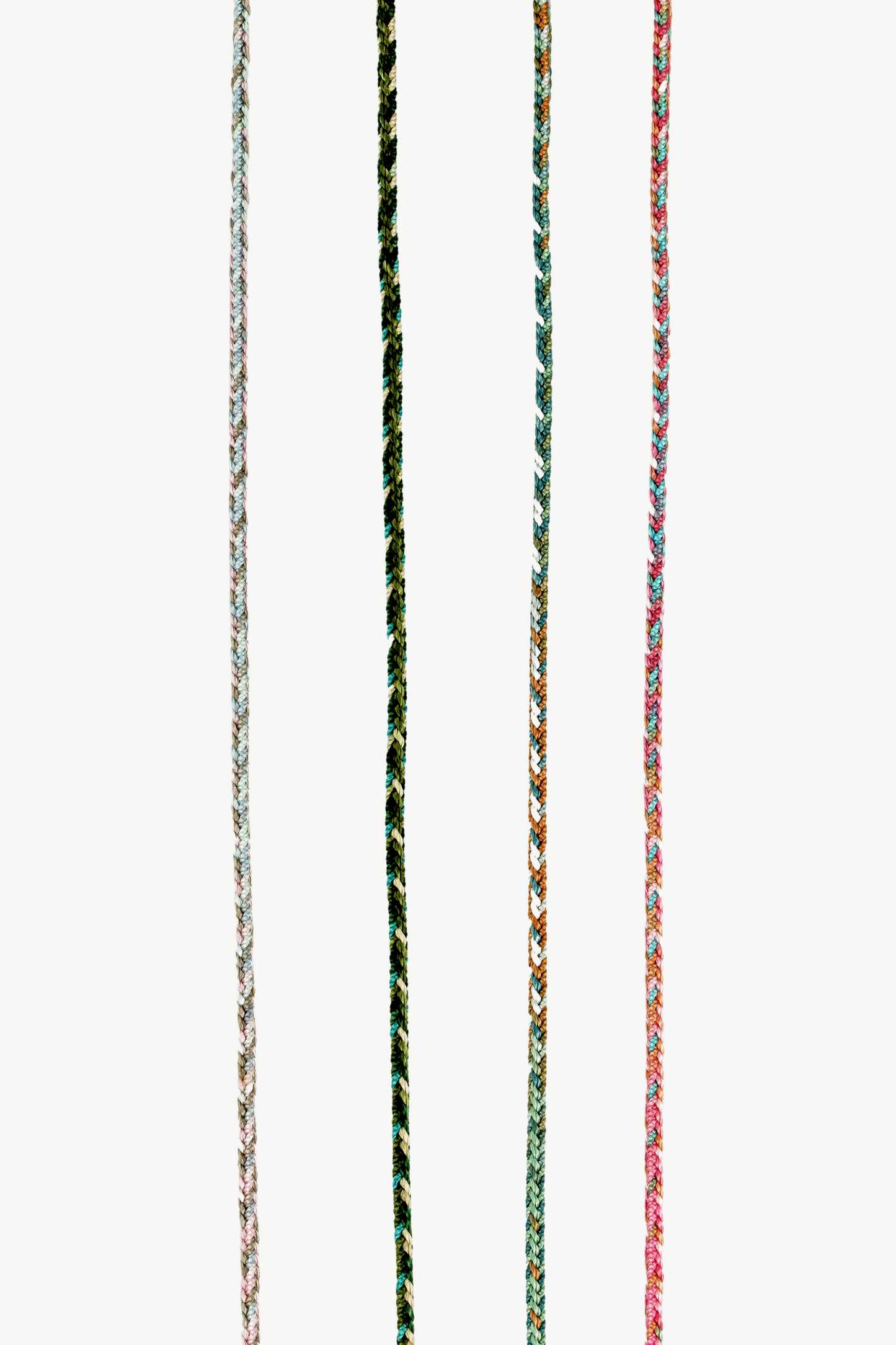 Pastel Green/Blue Handwoven Cord