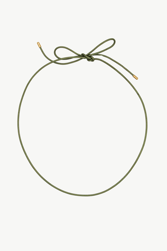 Leather Cord - Olive