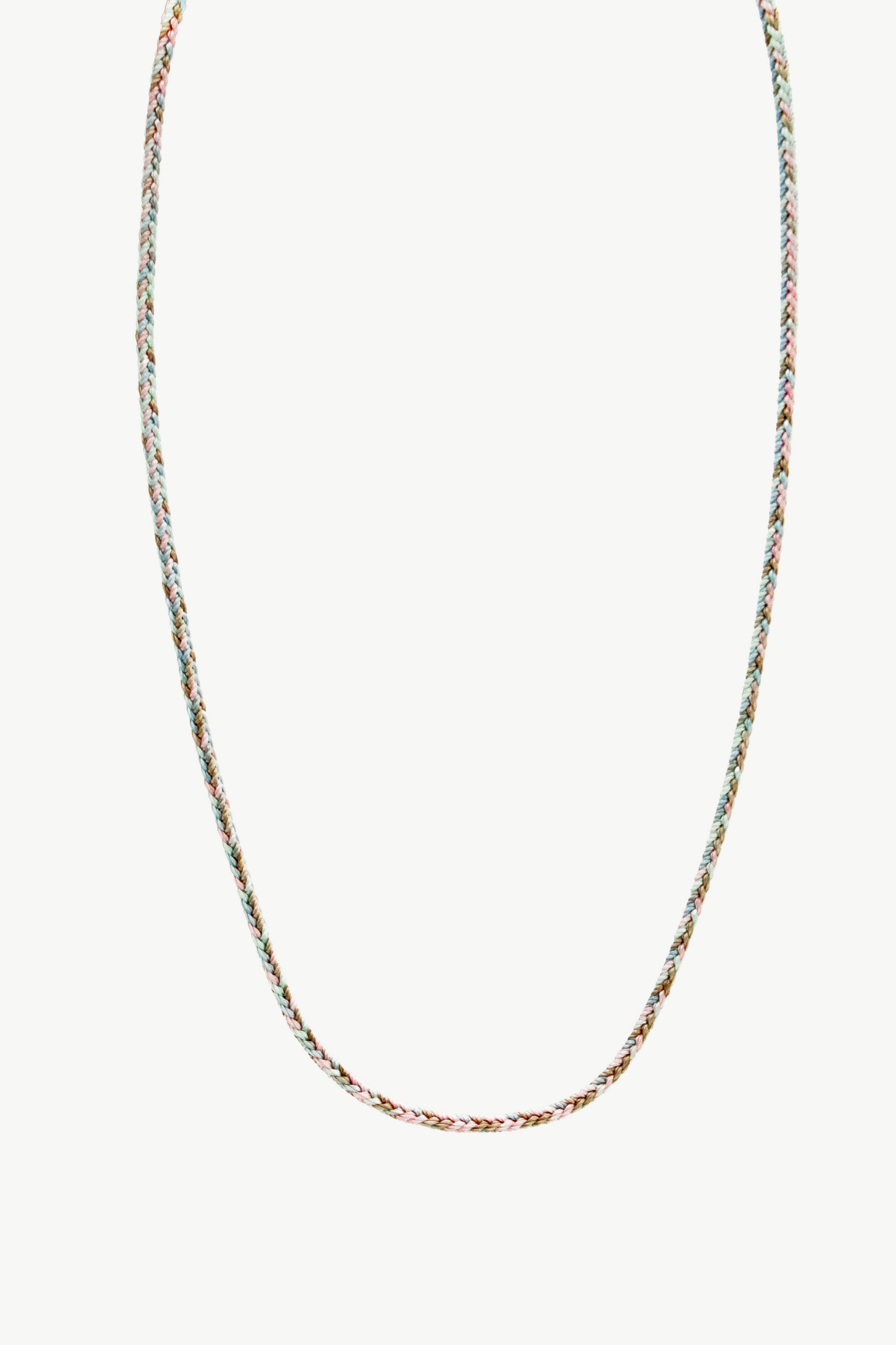 Pastel Pink/Blue Handwoven Cord