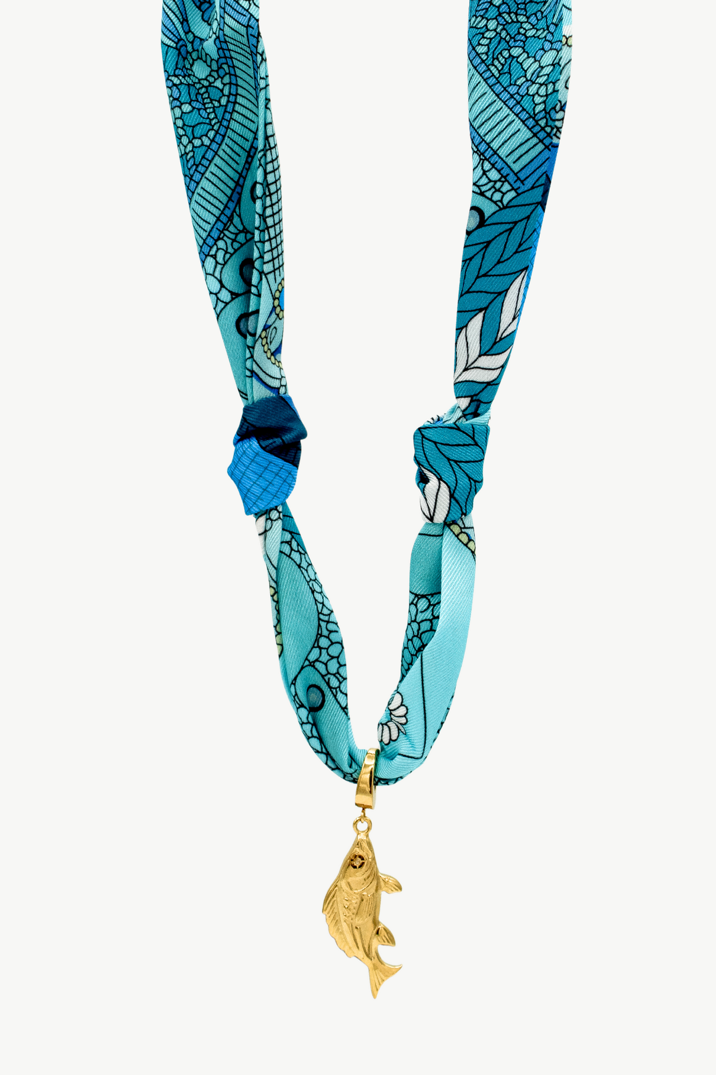 The Santorini Scarf Necklace