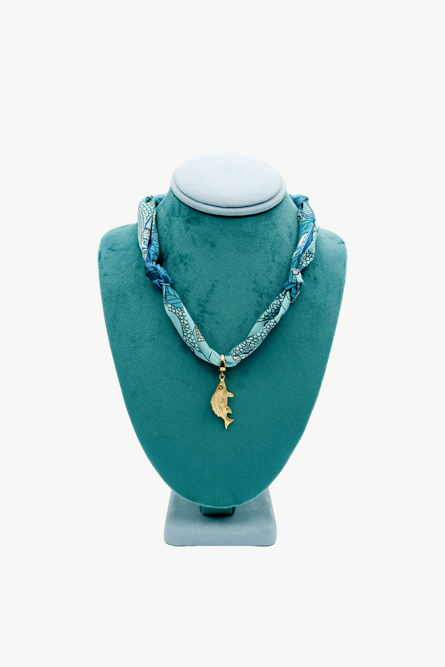 The Santorini Scarf Necklace