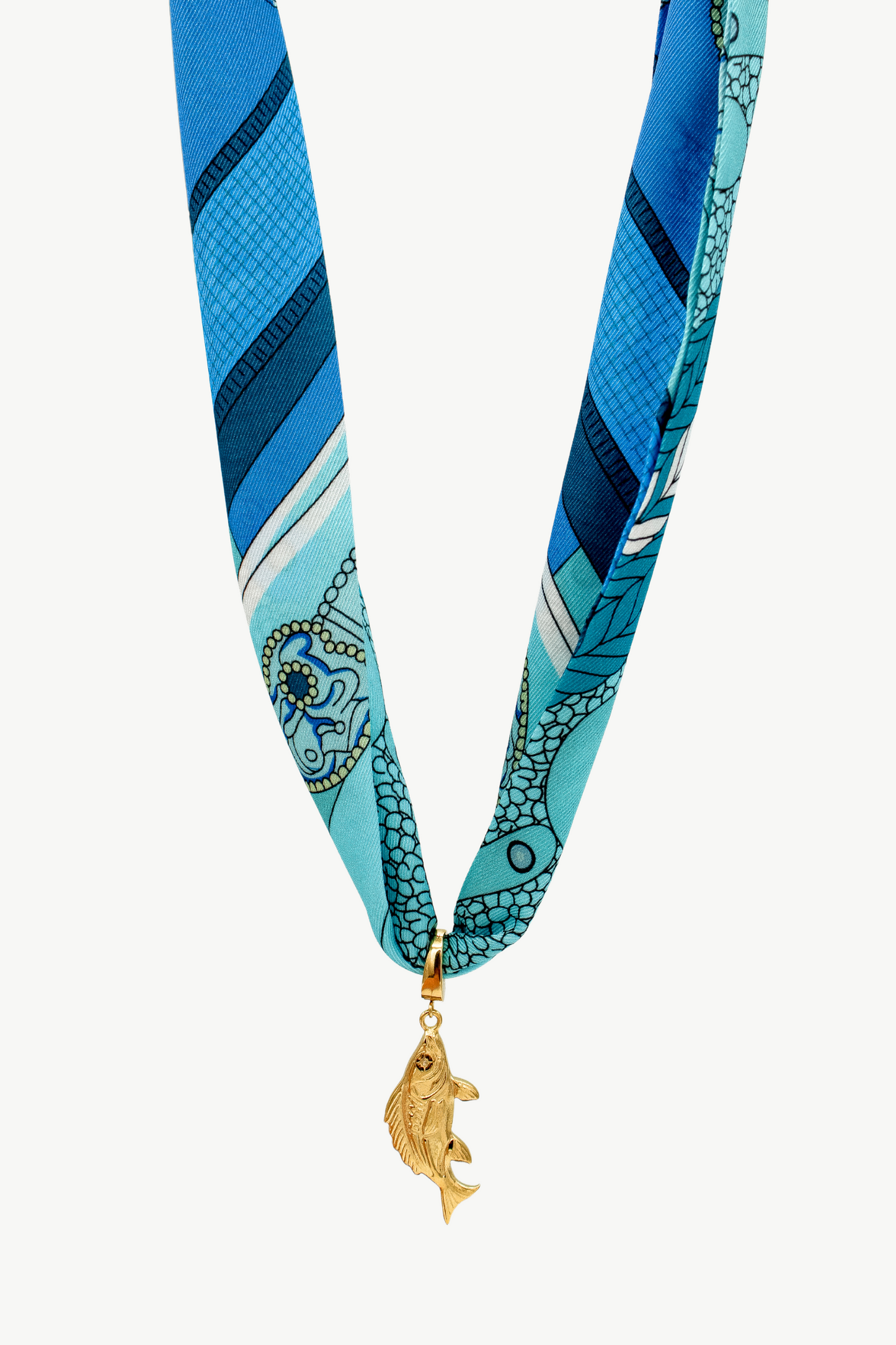 The Santorini Scarf Necklace