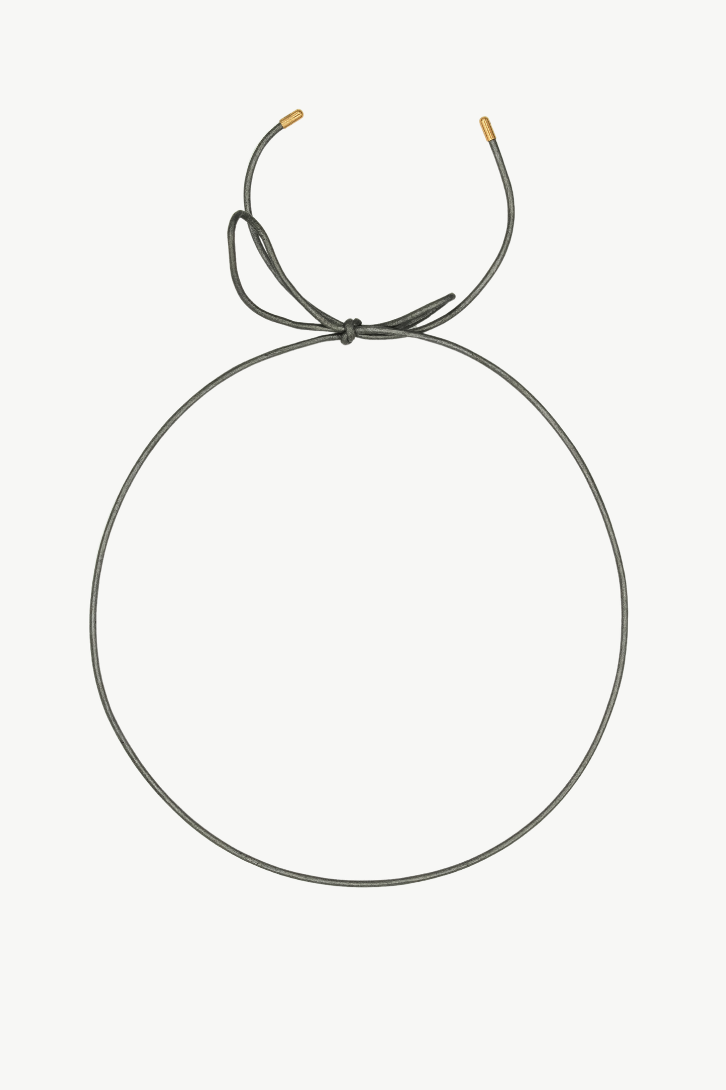 Leather Cord - Silver