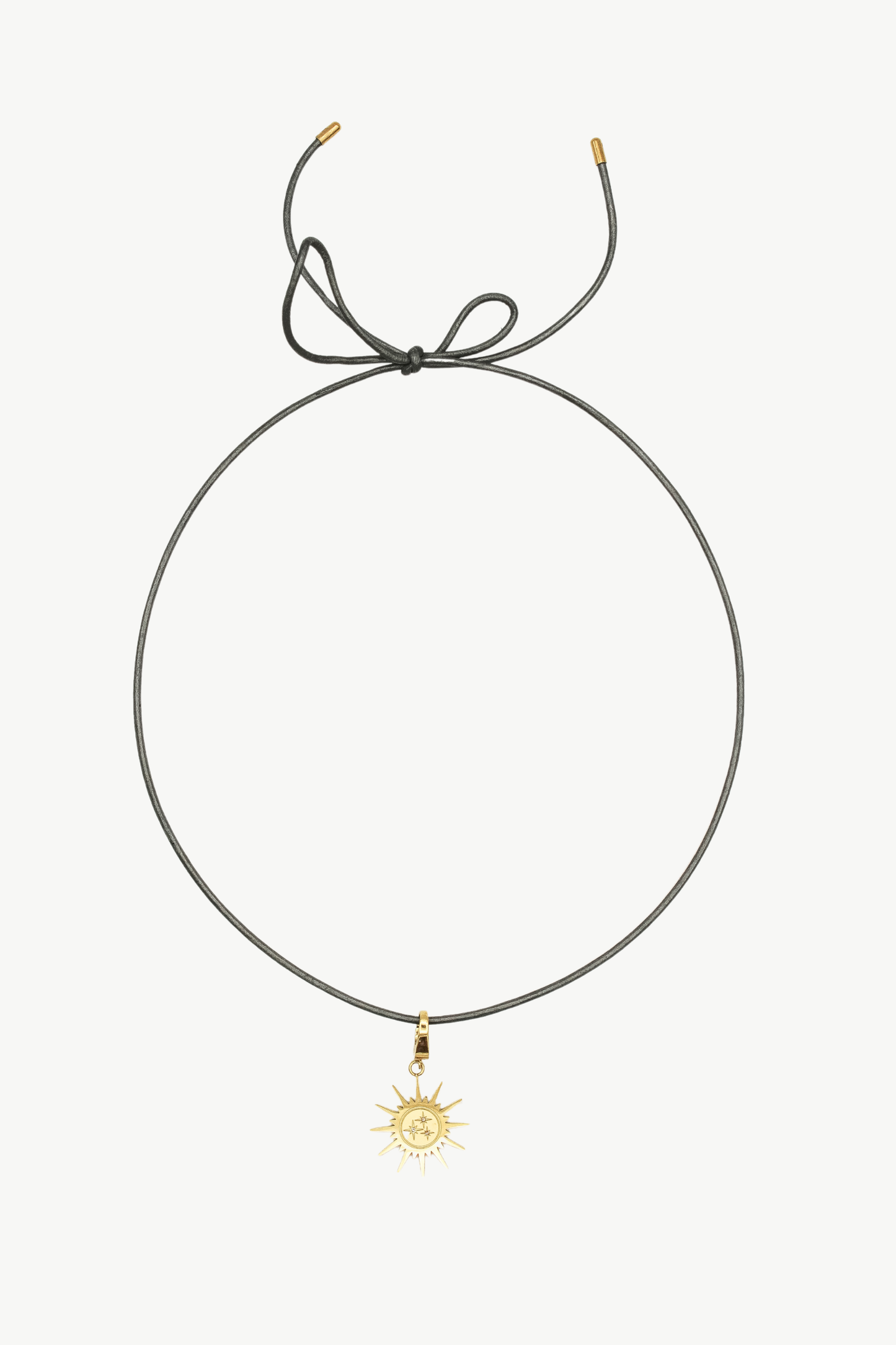 Leather Cord - Silver