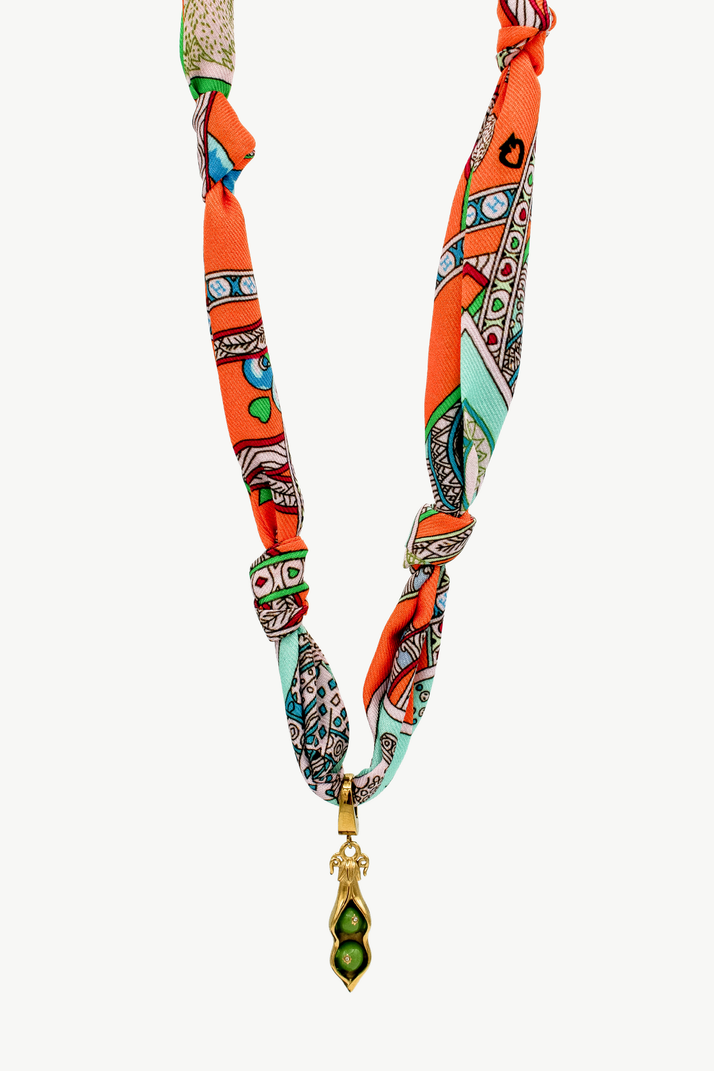 The Valencia Scarf Necklace