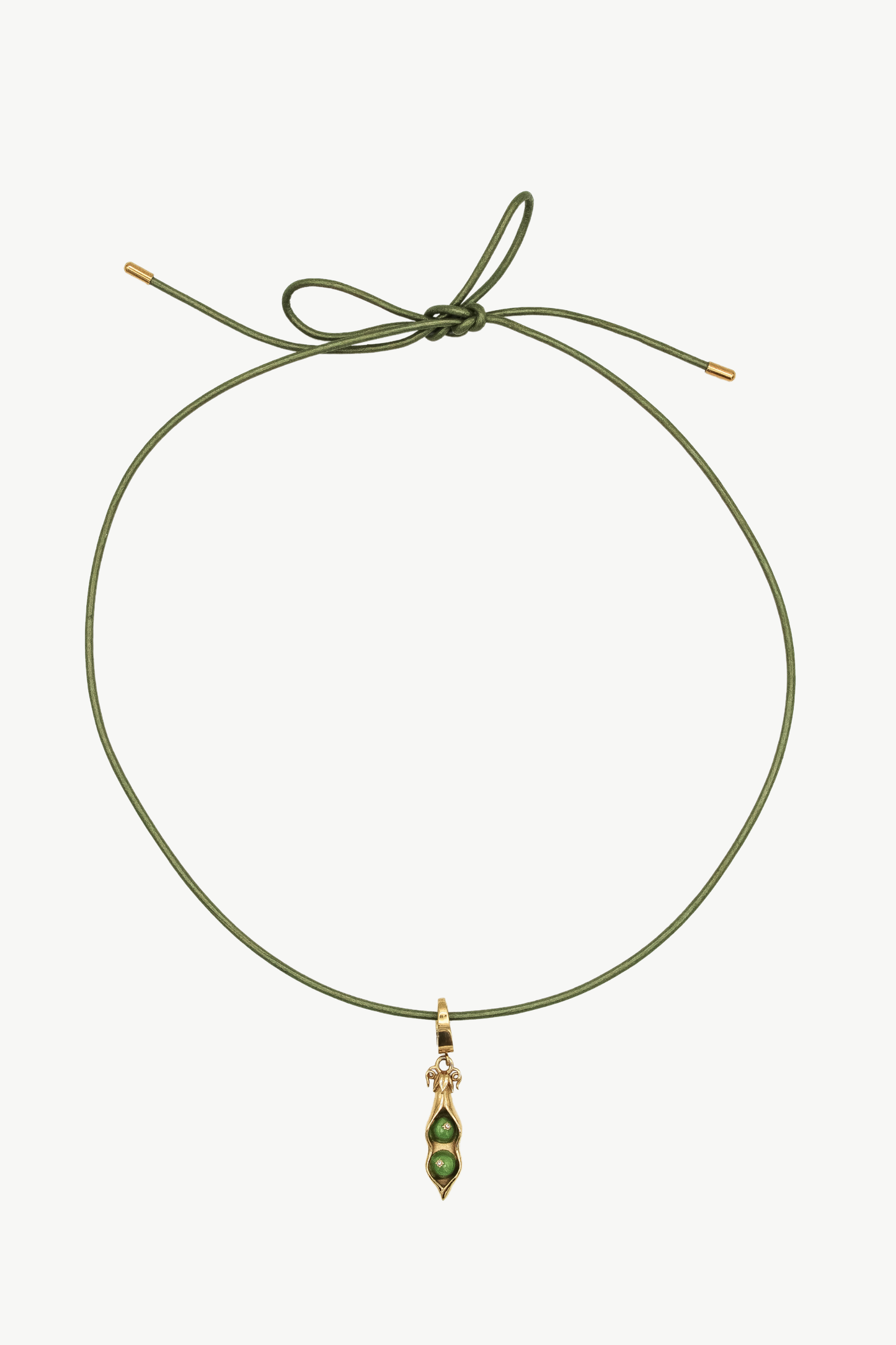 Leather Cord - Olive