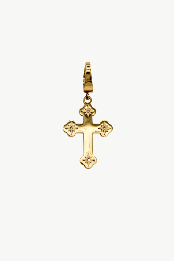 Budded Cross Charm