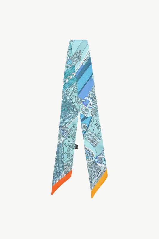 The Santorini Scarf Necklace