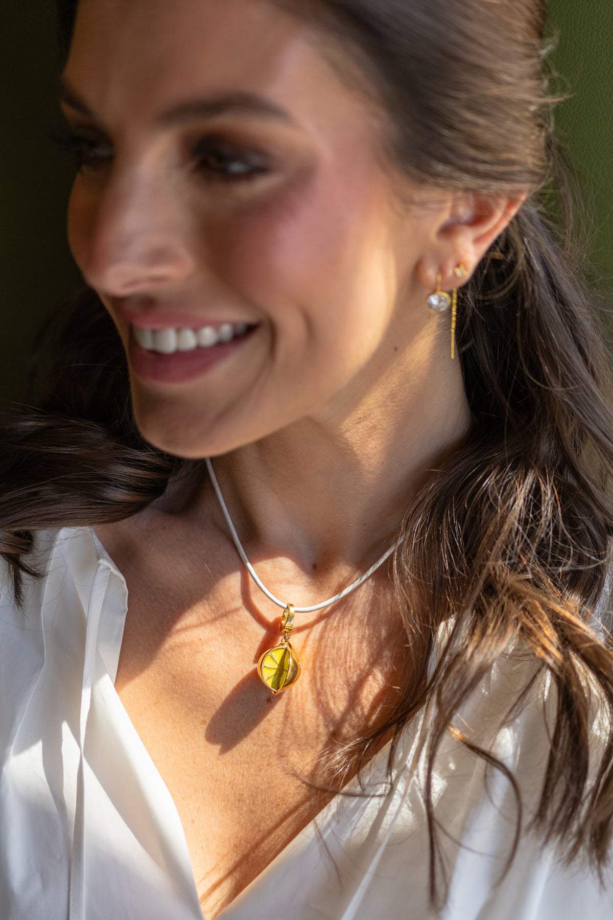 Leather Cord - Pearl